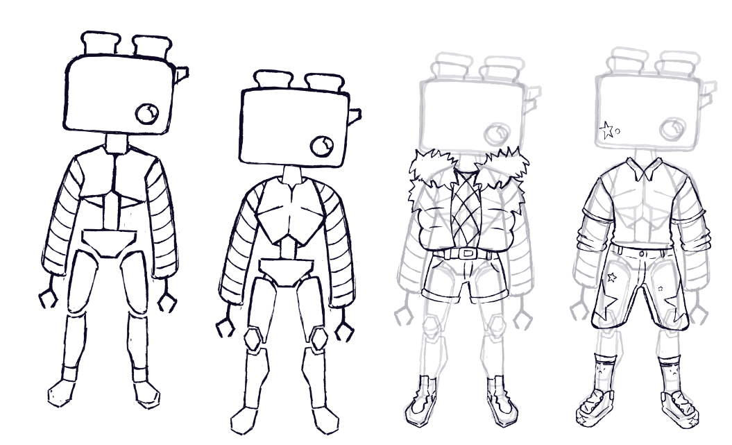 A simple animated sketch of T5 blinking.